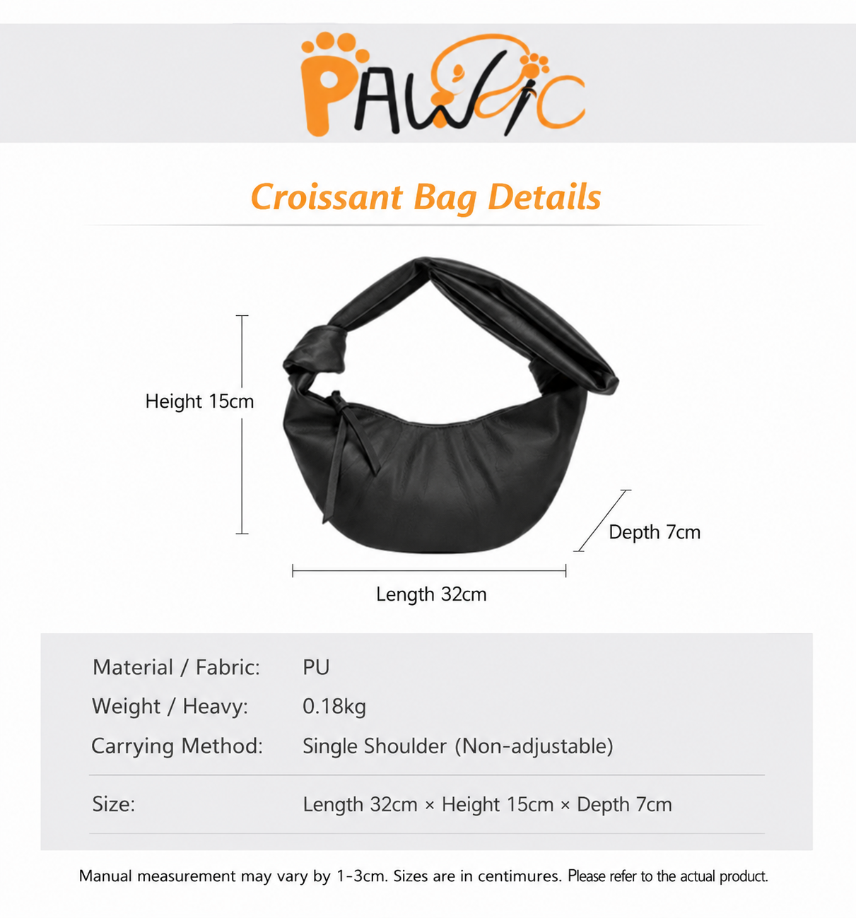 Pawric-Croissant Bag