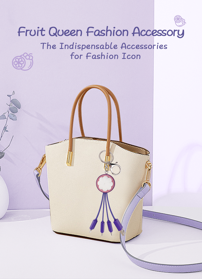 FEATURESTECH®3 in 1 Keychain Charging Cable