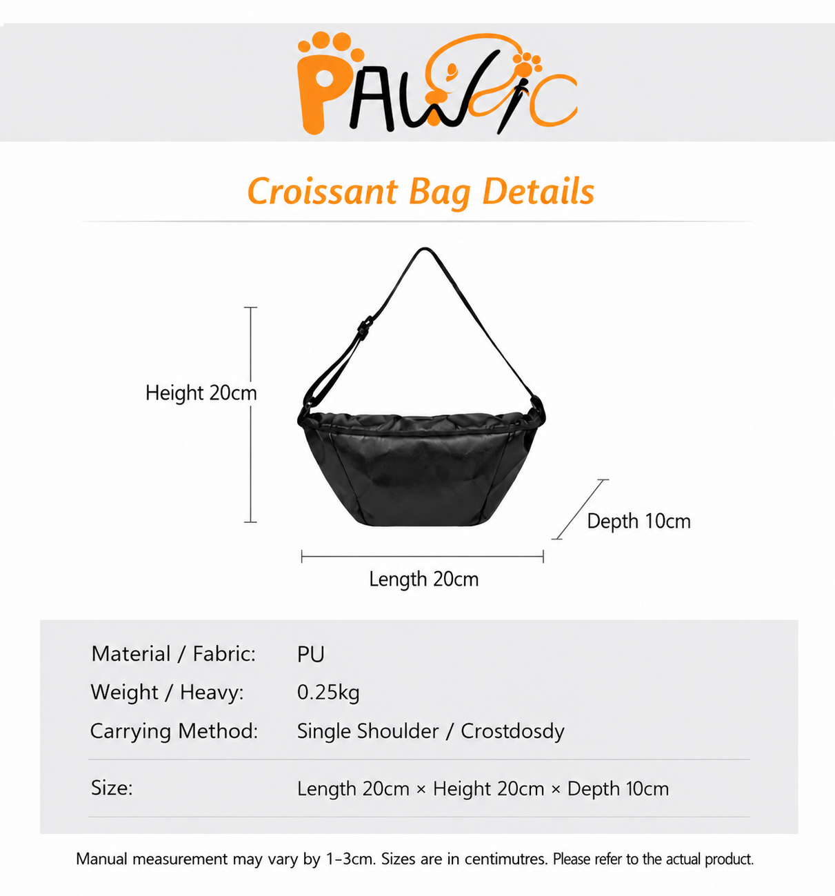 Pawric-Croissant  Bag