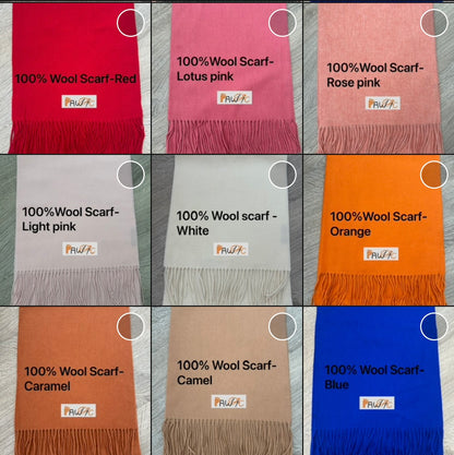 Pawric Wool Scarf – Custom Pet Embroidery Collection