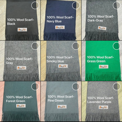 Pawric Wool Scarf – Custom Pet Embroidery Collection