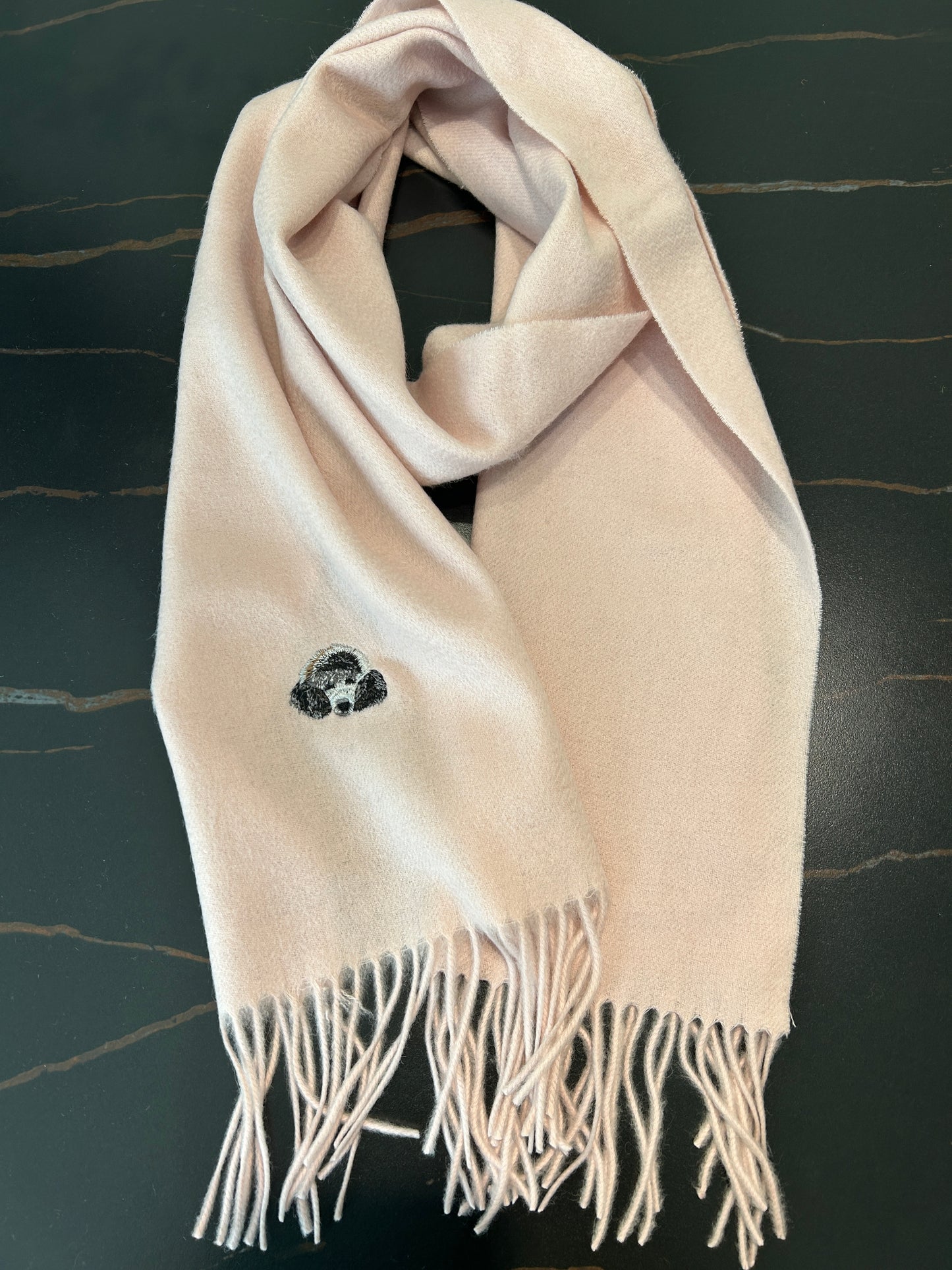 Pawric Wool Scarf – Custom Pet Embroidery Collection