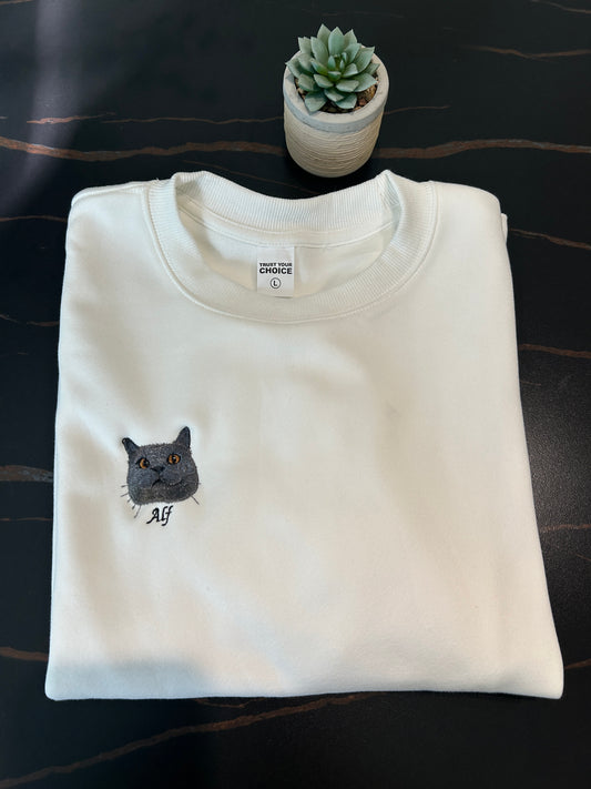 Pawric Cotton Sweatshirt with Fleece Lining  (Pre-Order)