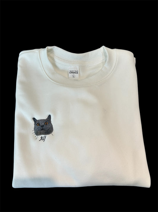 Pawric Cotton Sweatshirt with Fleece Lining  (Pre-Order)