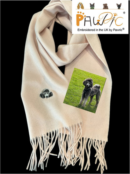 Pawric Wool Scarf – Custom Pet Embroidery Collection
