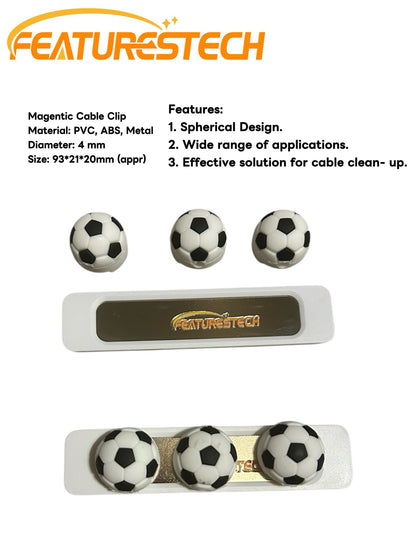FEATURESTECH® Magentic Cable Clip