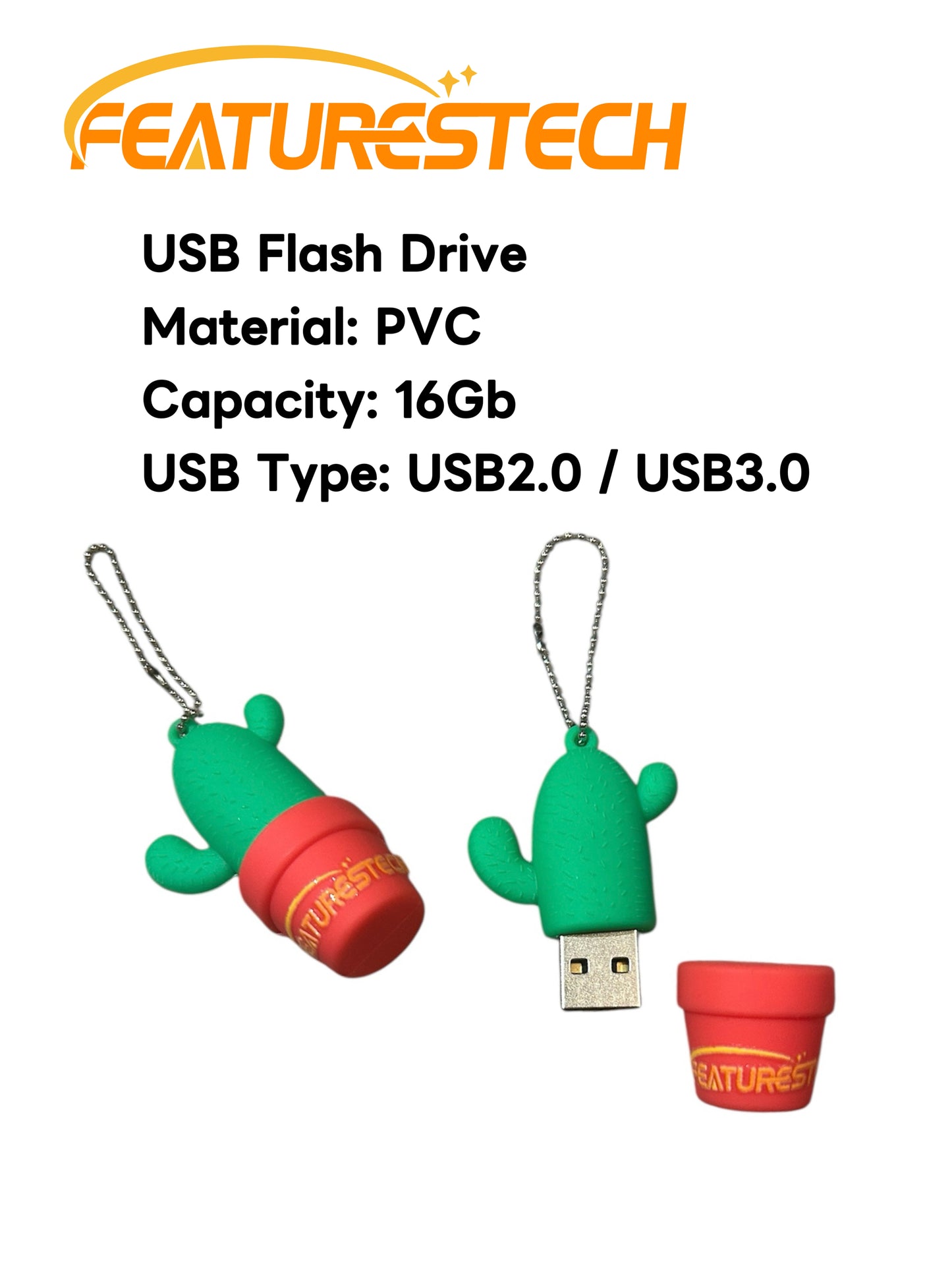 FEATURESTECH® USB Flash Drive