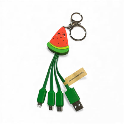 FEATURESTECH®3 in 1 Keychain Charging Cable