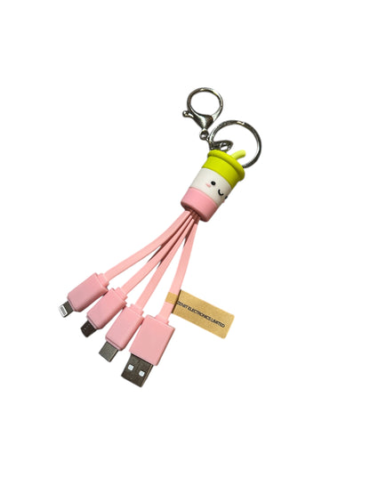 FEATURESTECH®3 in 1 Keychain Charging Cable