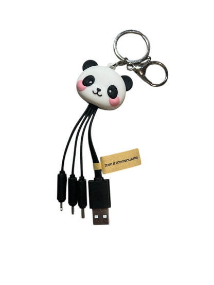 FEATURESTECH® Animal 3 in 1 Keychain Charging Cable