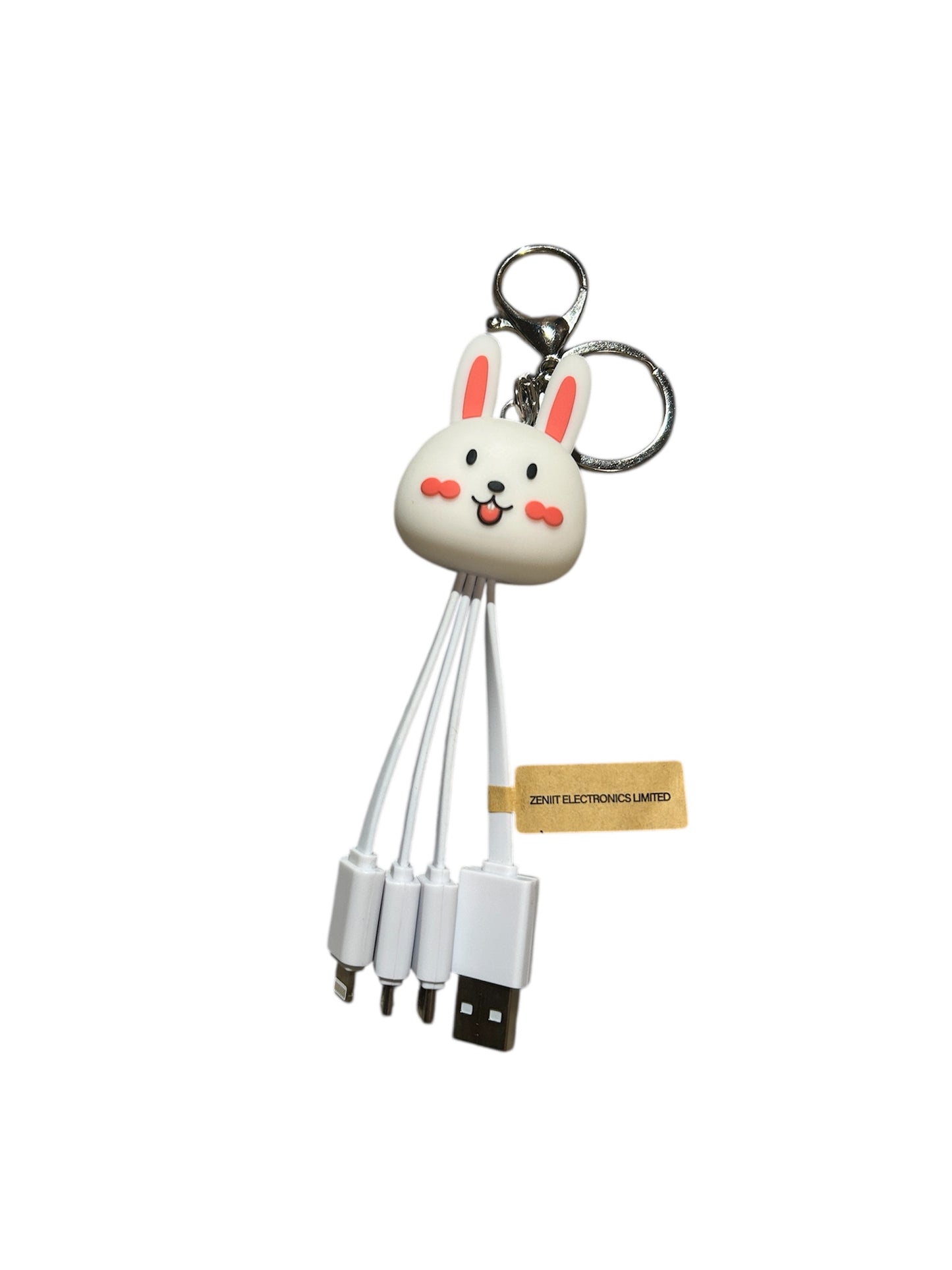 FEATURESTECH® Animal 3 in 1 Keychain Charging Cable