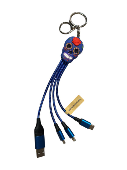 FEATURESTECH® 6 in 1 Keychain Charging Cable