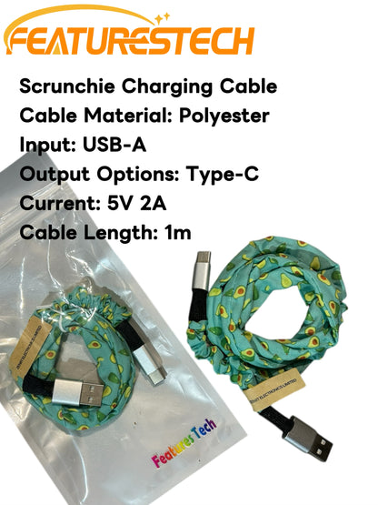 FEATURESTECH®Retractable Keychain Charging Cable/ Charging Cable