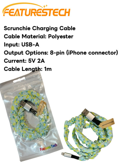 FEATURESTECH®Retractable Keychain Charging Cable/ Charging Cable