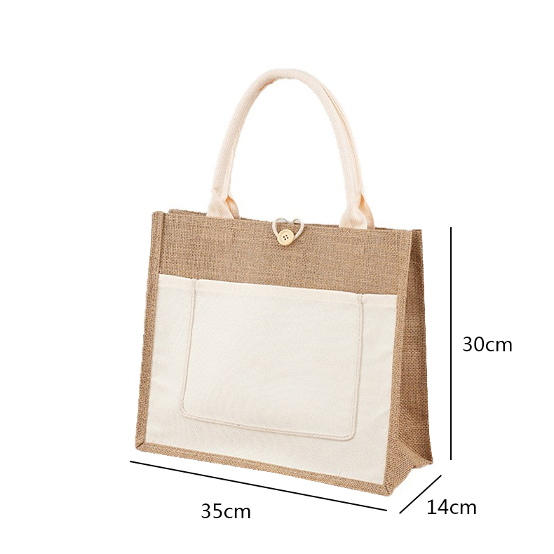 Pawric Jute Canvas Tote Bag – Custom Pet Embroidery Collection