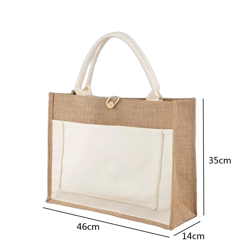 Pawric Jute Canvas Tote Bag – Custom Pet Embroidery Collection