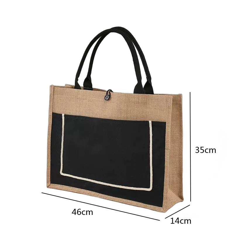 Pawric Jute Canvas Tote Bag – Custom Pet Embroidery Collection