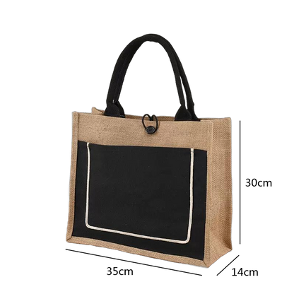 Pawric Jute Canvas Tote Bag – Custom Pet Embroidery Collection