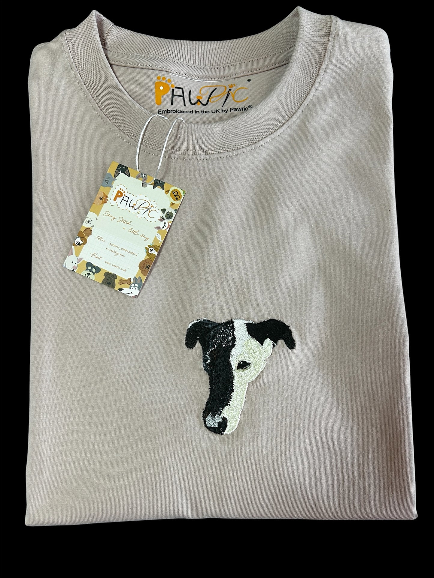Pawric Summer Cotton Pet Embroidery T-shirt