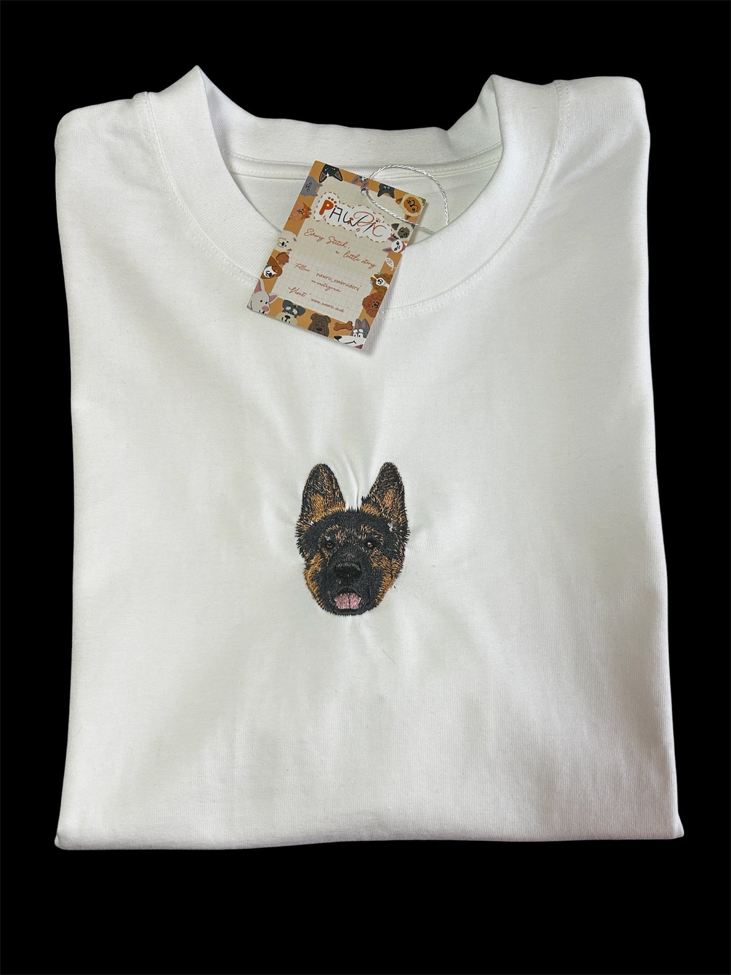 Pawric Summer Cotton Pet Embroidery T-shirt
